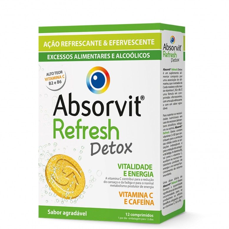 Absorvit Refresh Detox 12 Comprimidos