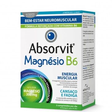 Absorvit Magnésio + B6 60 comprimidos