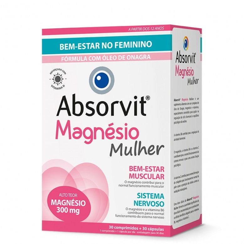 Absorvit Magnsium Complexe Spcial Femme 30 comprims + 30 glules