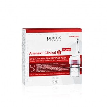 Dercos Aminexil Clinical 5 Mulher x12