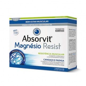 Absorvit Magnésio Resist 10 Ampolas