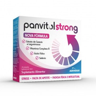 Panvitol Strong 20 ampolas