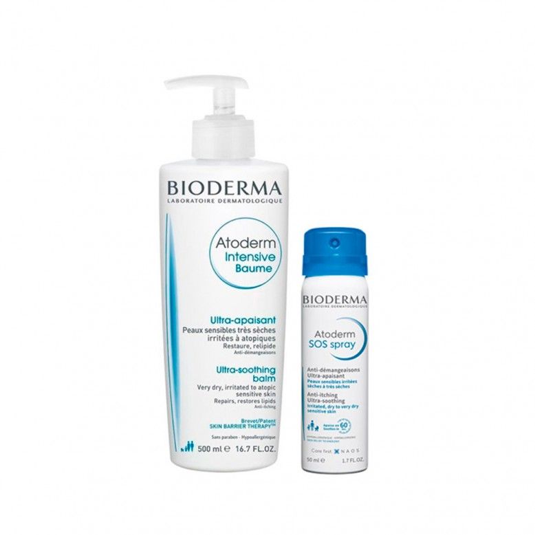 Bioderma Atoderm Intensive Baume 500ml + SOS Spray 50ml