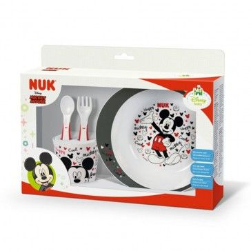 NUK Conjunto de mesa Mickey Mouse +9m