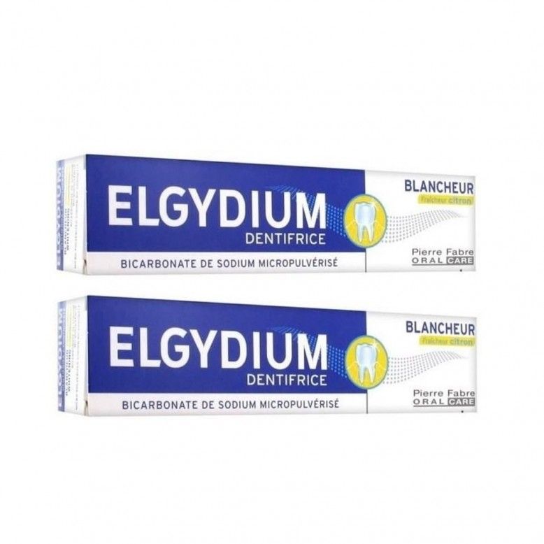 Elgydium Pasta Dentífrica Branqueamento Cool Lemon 2x75ml