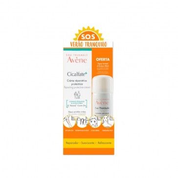 Avène SOS Cicalfate Kit + Repair Cream for Sensitive Skin 100ml + Thermal Water 50ml