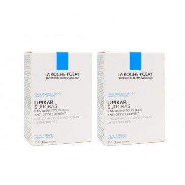 La Roche-Posay Lipikar Surgras Pain Sabonete 2x150g