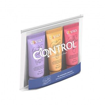 Control Sweetpleasure Kit Gel Massagem 3x50ml + Bolsa