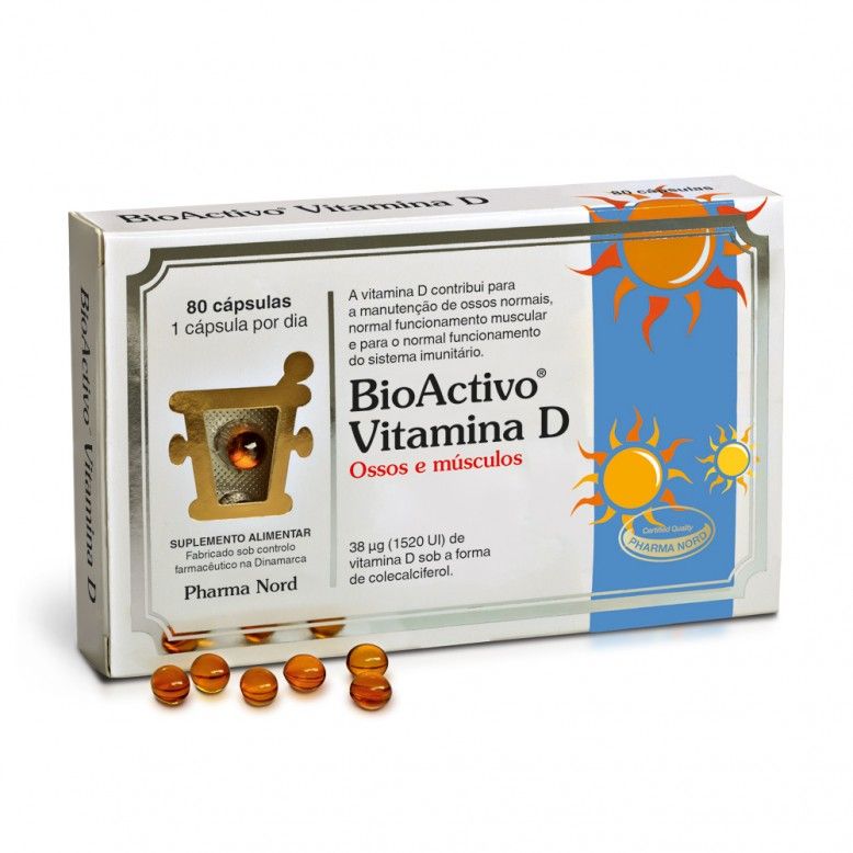 Bioactivo Vitamina D 80 Cpsulas