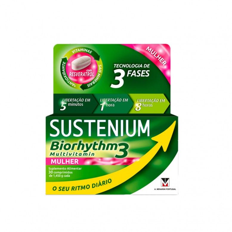 Sustenium Biorhytmo Multivitaminas Mulher x30