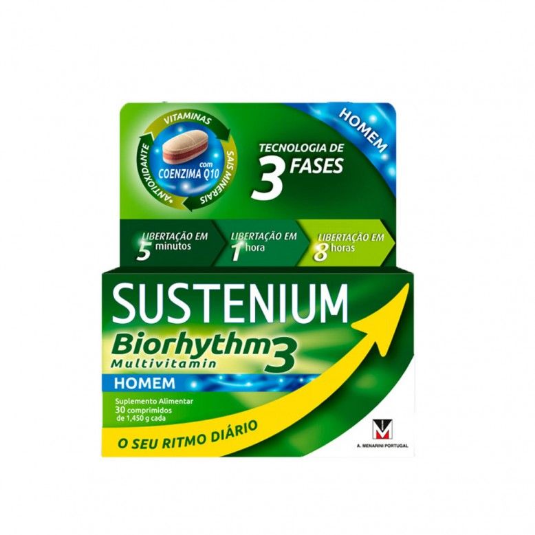 Sustenium Biorhytmo Multivitaminas Homem x30