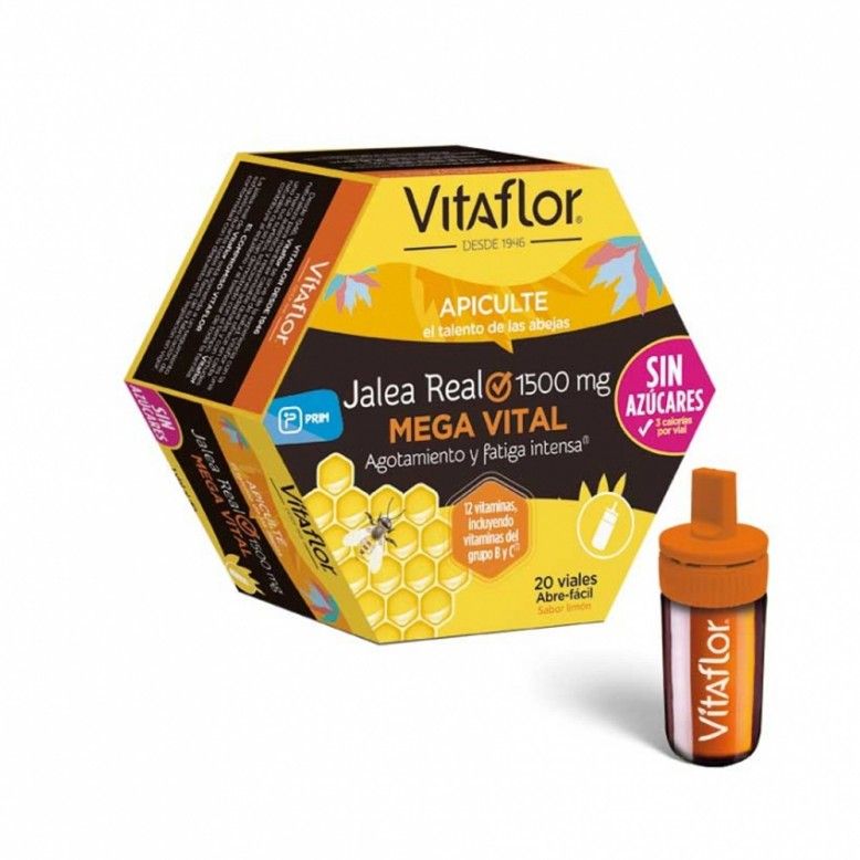 VitaFlor Geleia Real Mega Vital 20 ampolas