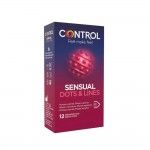 Preservativos Control Sensual Puntos y Líneas x12