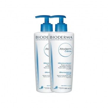 Bioderma Atoderm Pack Creme Hidratante 2x500ml