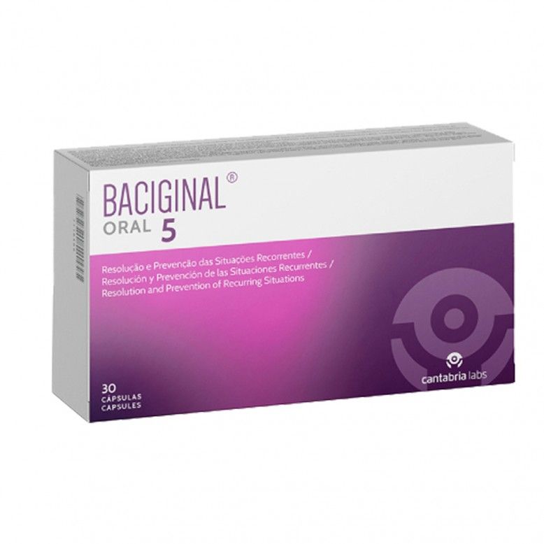 Baciginal Oral 5 30 cápsulas
