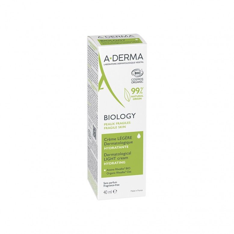 A-Derma Biology Crema Ligera Hidratante 40ml