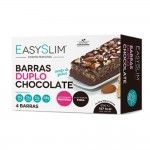 Barritas dobles de chocolate Easyslim x4