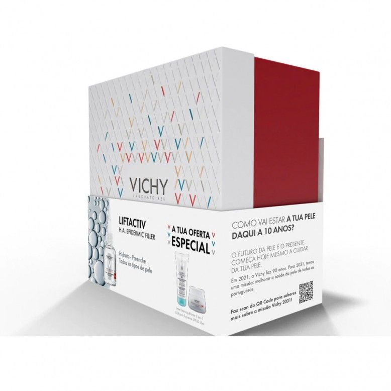 Vichy Coffret Liftactiv Supreme H.A. Epidermic Filler Serum 30ml + Purete Thermale Agua Micelar Pele