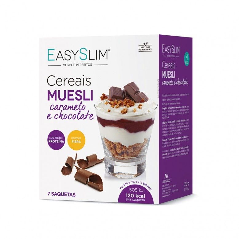 Easyslim Crales Muesli Caramel Chocolat x7