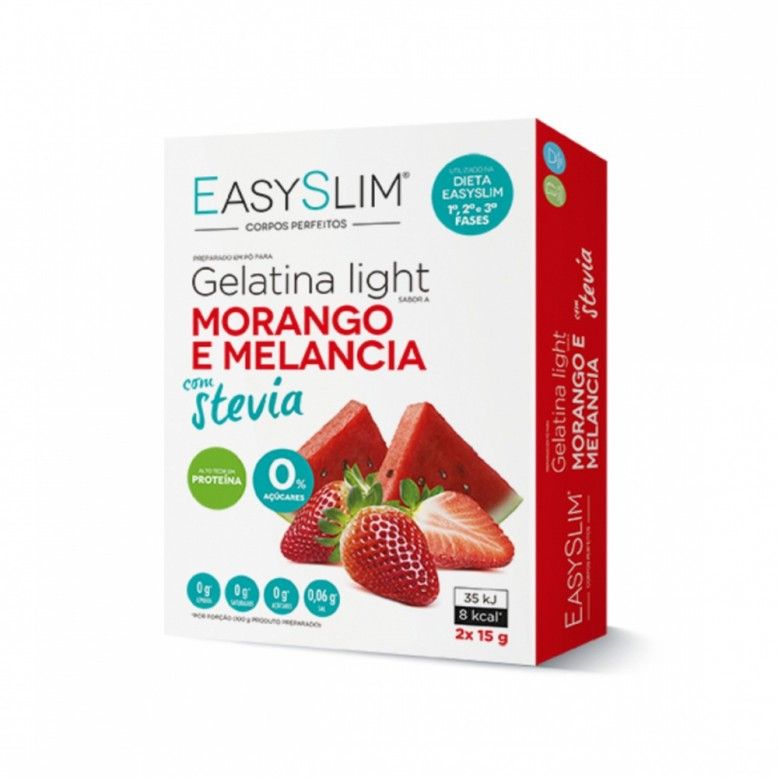 Easyslim Light Gelatina Fresa y Sandia 2x15g
