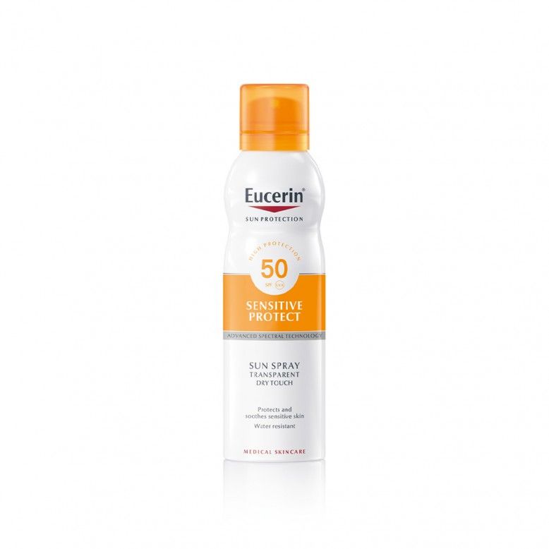 Eucerin Sun Spray Transparente Toque Seco FPS50+ 200ml