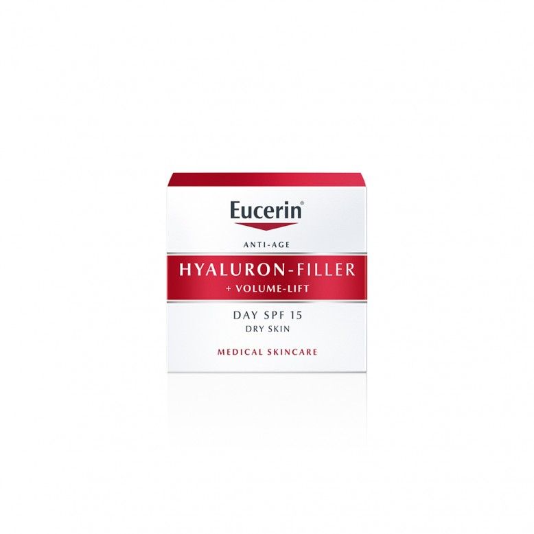 Eucerin Hyaluron-Filler + Volume-Lift Creme Dia Pele Seca 50ml