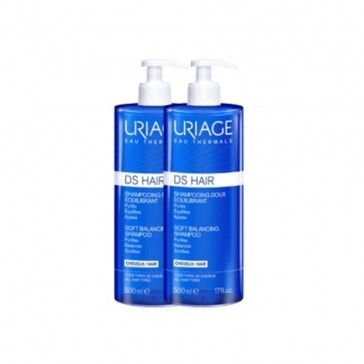 Uriage DS Hair Shampoo Suave Equilibrante 2x500ml