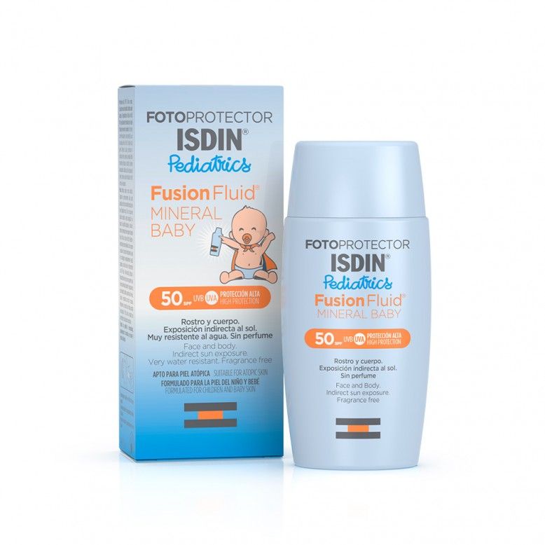ISDIN Fotoprotetor Pediatrics Fusion Fluid Mineral Baby SPF50 50ml
