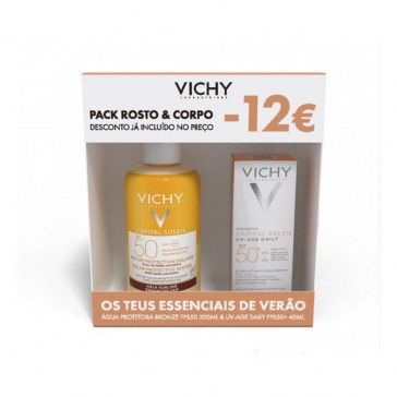 Vichy Capital Soleil UV-Age Daily Fluido SPF50+ 40ml + Água de Proteção Solar 200ml