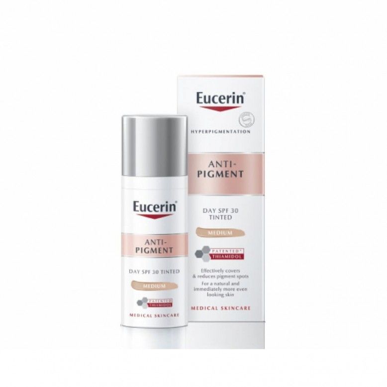 Eucerin Anti-Pigment Creme Dia Cor Médio SPF50+ 50ml