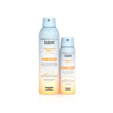 ISDIN Fotoprotector Transparent Spray Wet Skin SPF50 250ml+100ml