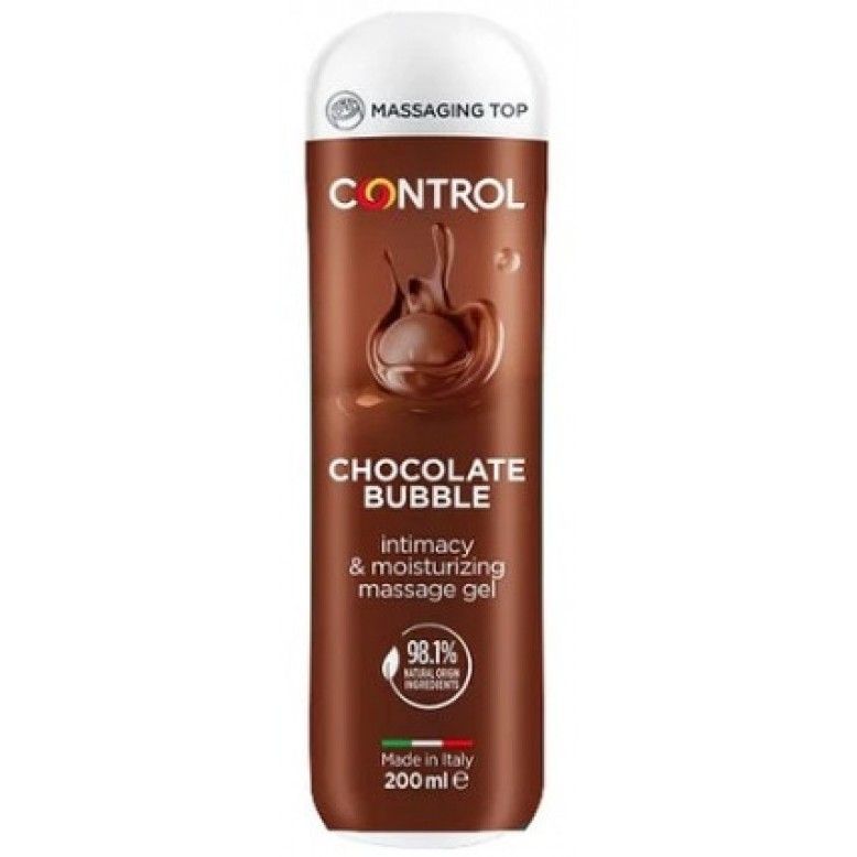 Control gel massage bubble chocolate 200ml