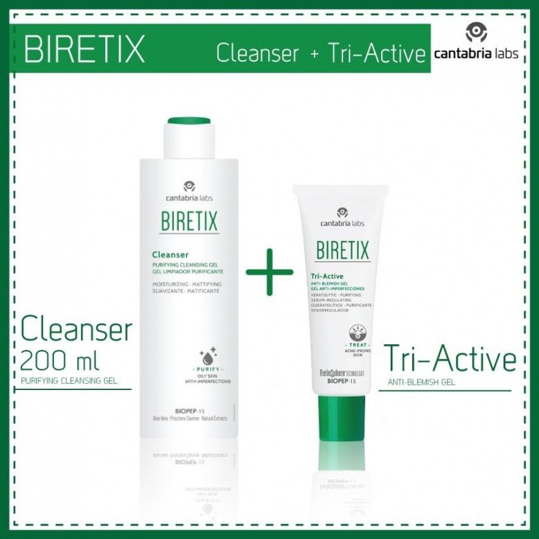Biretix Tri Activ Gel200+Cleanser
