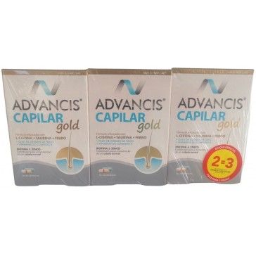 Pack 2+1 Advancis capilar oro 30caps+30caps