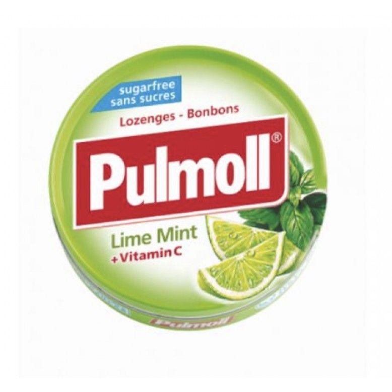 Ampliphar Pulmoll Lima Menta Pastillas + Vitamina C Sin Azúcar 45g
