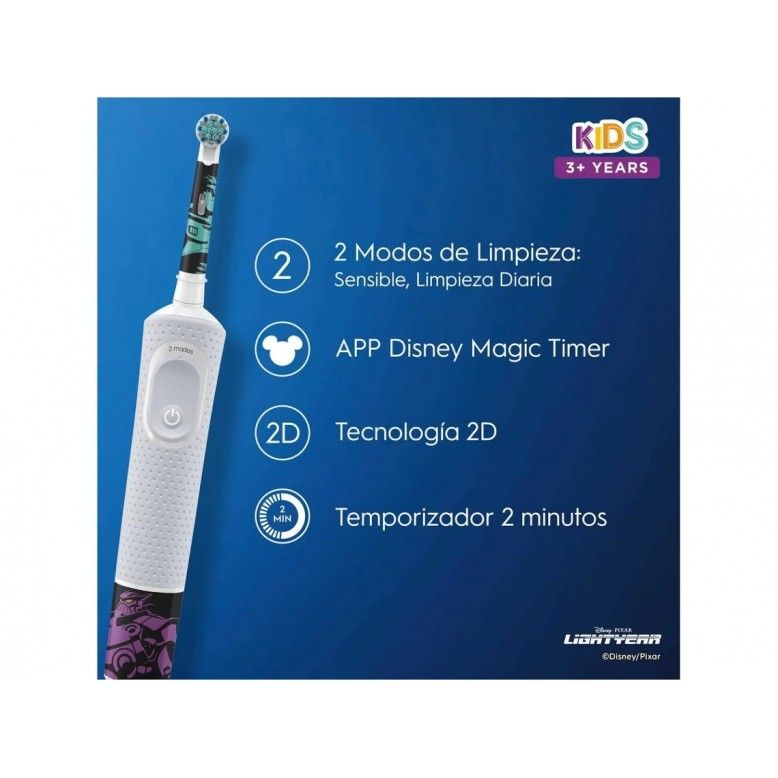 Cepillo de dientes elctrico Oral-B para nios Lightyear