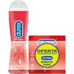 Durex Fresa Lubricante 50ml + Oferta 3 preservativos suaves sensitivos