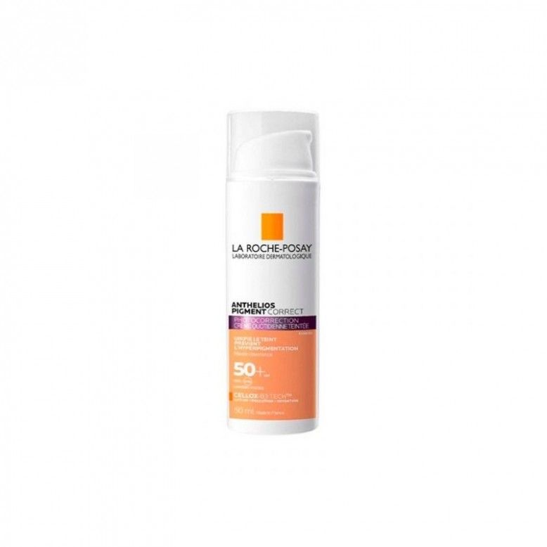 Protector Solar La Roche Posay Anthelios Pigment Correct Cream SPF50+ Tono Medio 50ml
