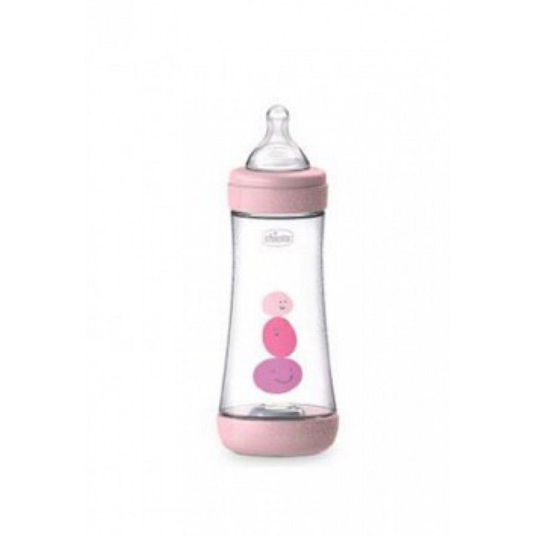 Chicco Bibero Perfect5 Fluxo Rpido 4m+ 300ml Rosa