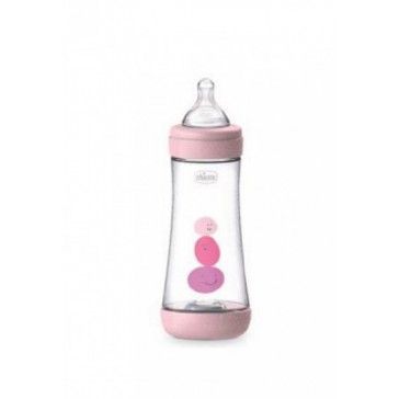 Chicco Bibero Perfect5 Fluxo Rpido 4m+ 300ml Rosa