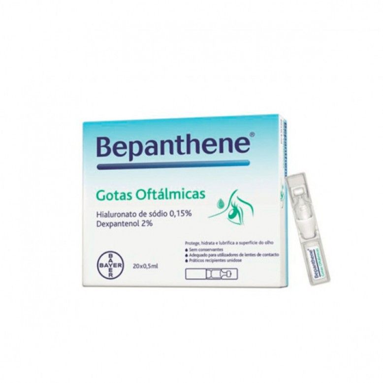 Bepanthne Gotas Oculares 0,5ml x 20 Monodosis