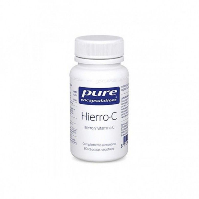 Pure Encapsulations Ferro-C 60 Cpsulas