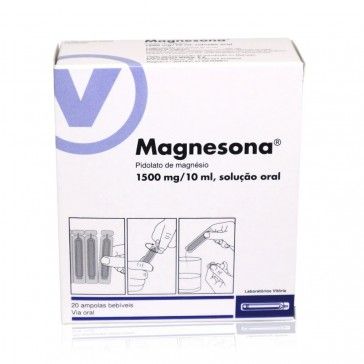 Magnesona 1500 mg/10 ml 20 Ampolas