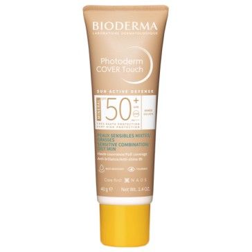 Protector solar Bioderma Photoderm Cover Touch SPF50+ Tom Gold 40g