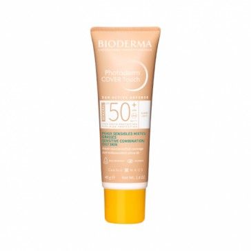 Protector solar Bioderma Photoderm Cover Touch Light SPF50+ 40g