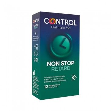 Preservativos Control Non Stop Retard 12 Unidades
