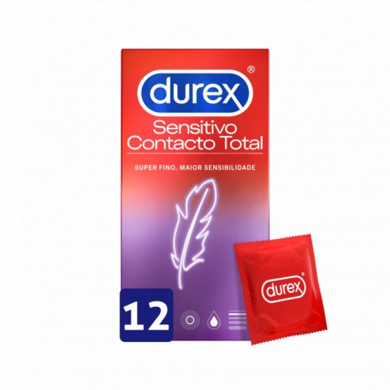 Condones Durex Total Contact x12