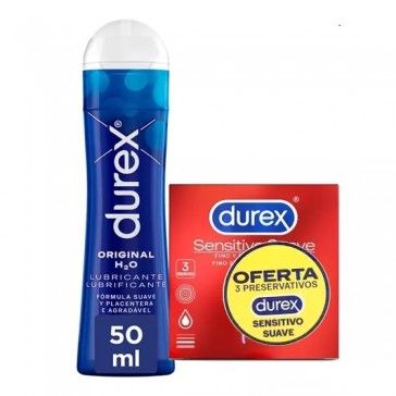 Lubrifiant Intime Durex Play Original + Prservatifs Soft Sensitive