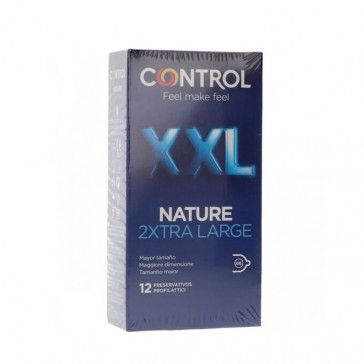 Control Nature 2Xtra Large Preservativos Xxl 12 Unds