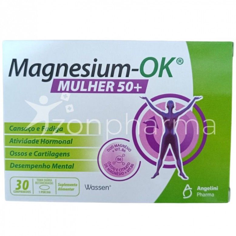 Magnesio OK Mujer 50+ 30comp.